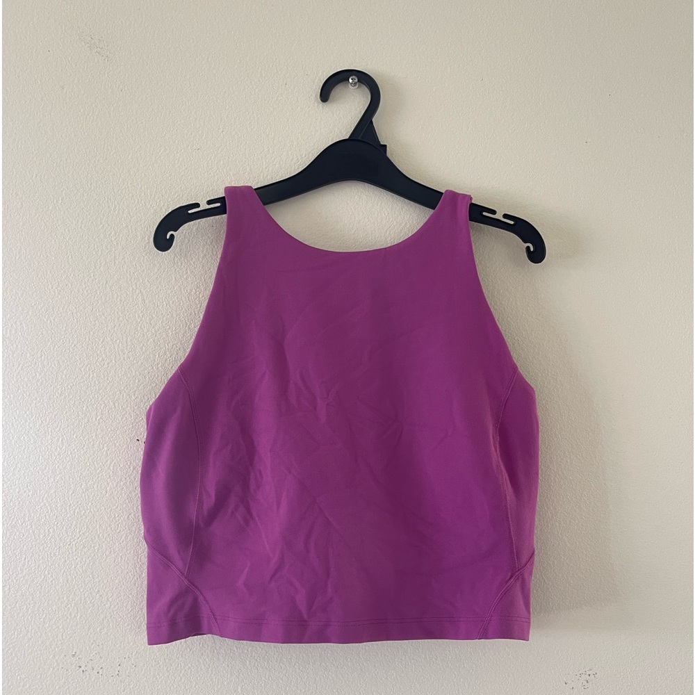 Lululemon Align High Neck Top in Vivid Plum